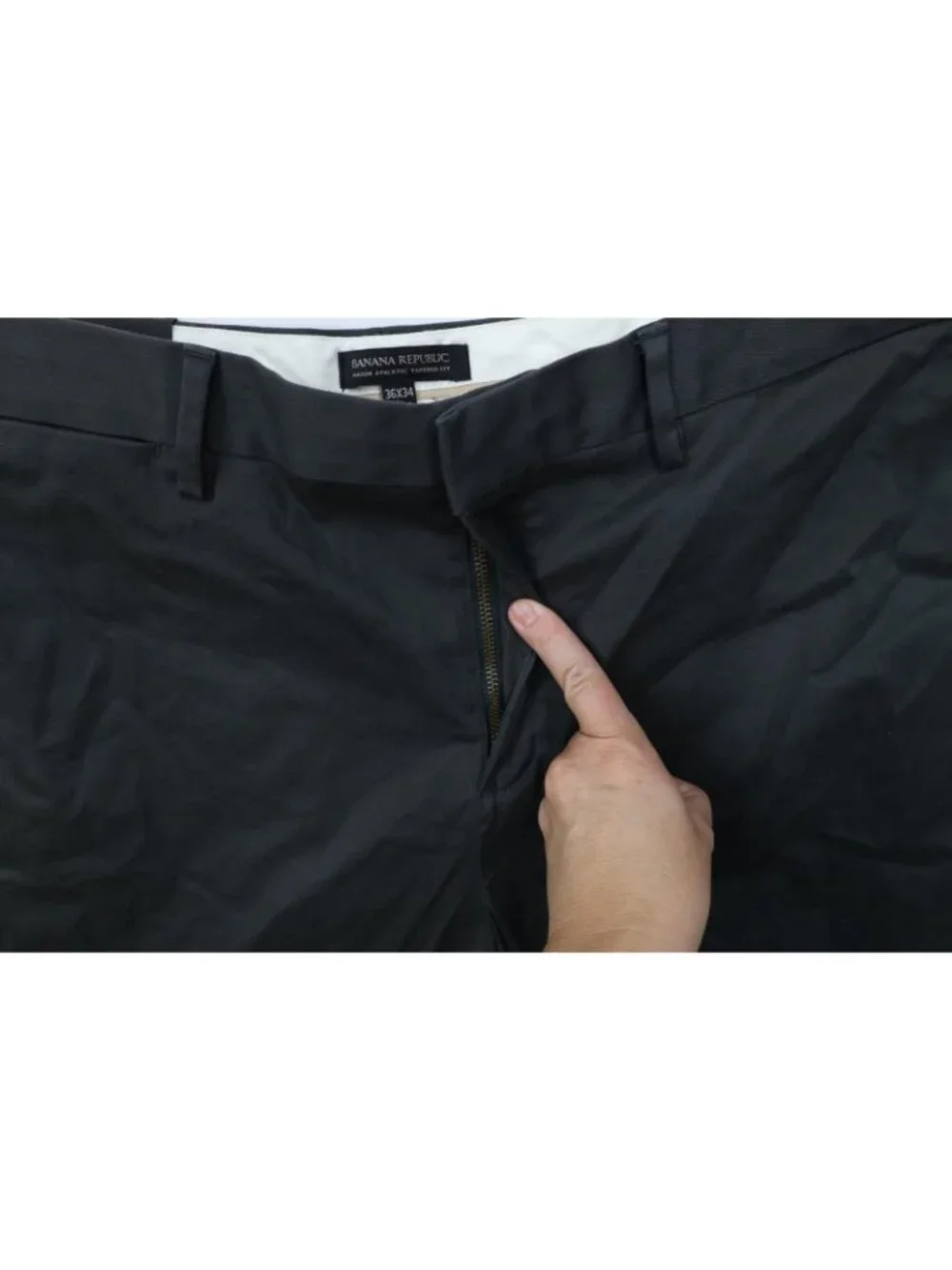 New Banana Republic Mens 36x34 Mason Athletic Tapered Fit Chino Pants Gray